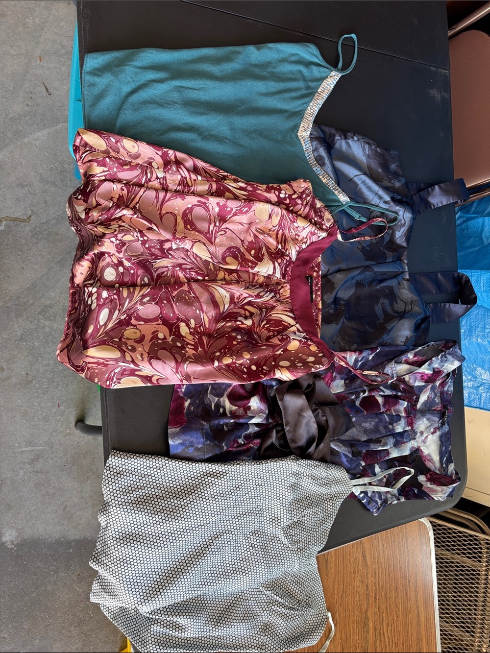 Silky cami tops